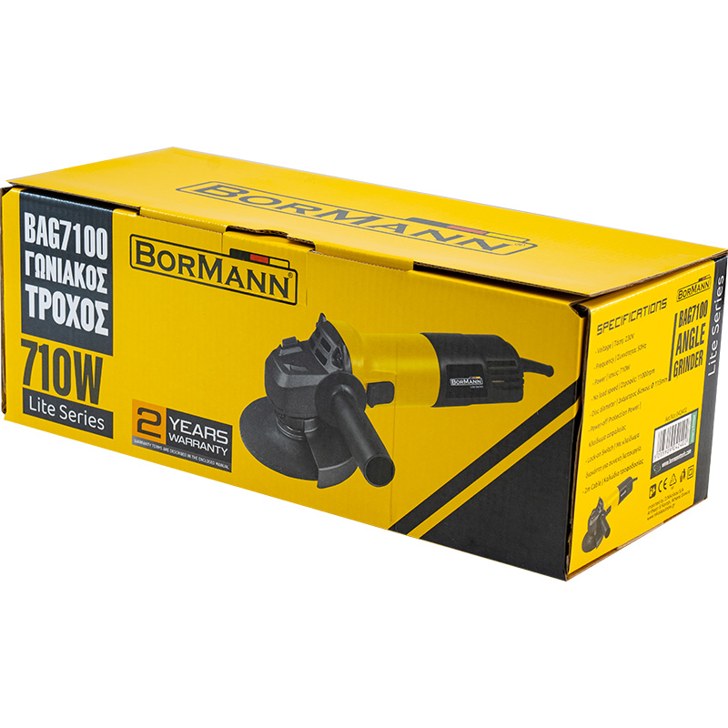 Bormann Lite Γωνιακός Τροχός 710W BAG7100